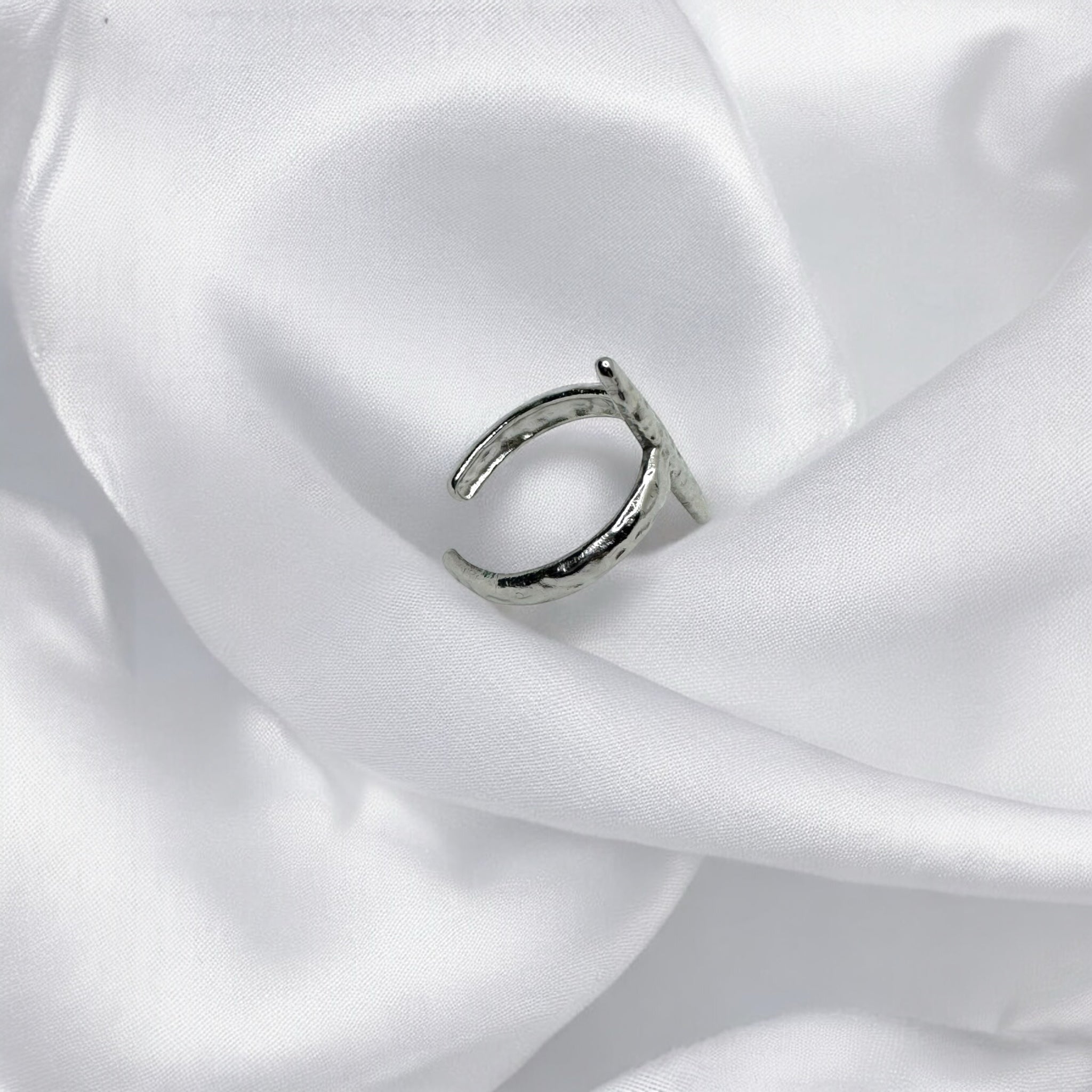 Anello orion silver regolabile Sharifa Crystals